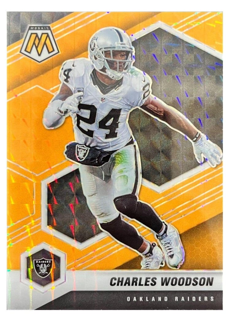 2021 Panini Mosaic Base Set Charles Woodson #106 card