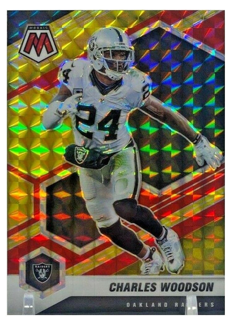 2021 Panini Mosaic Base Set Charles Woodson #106 card