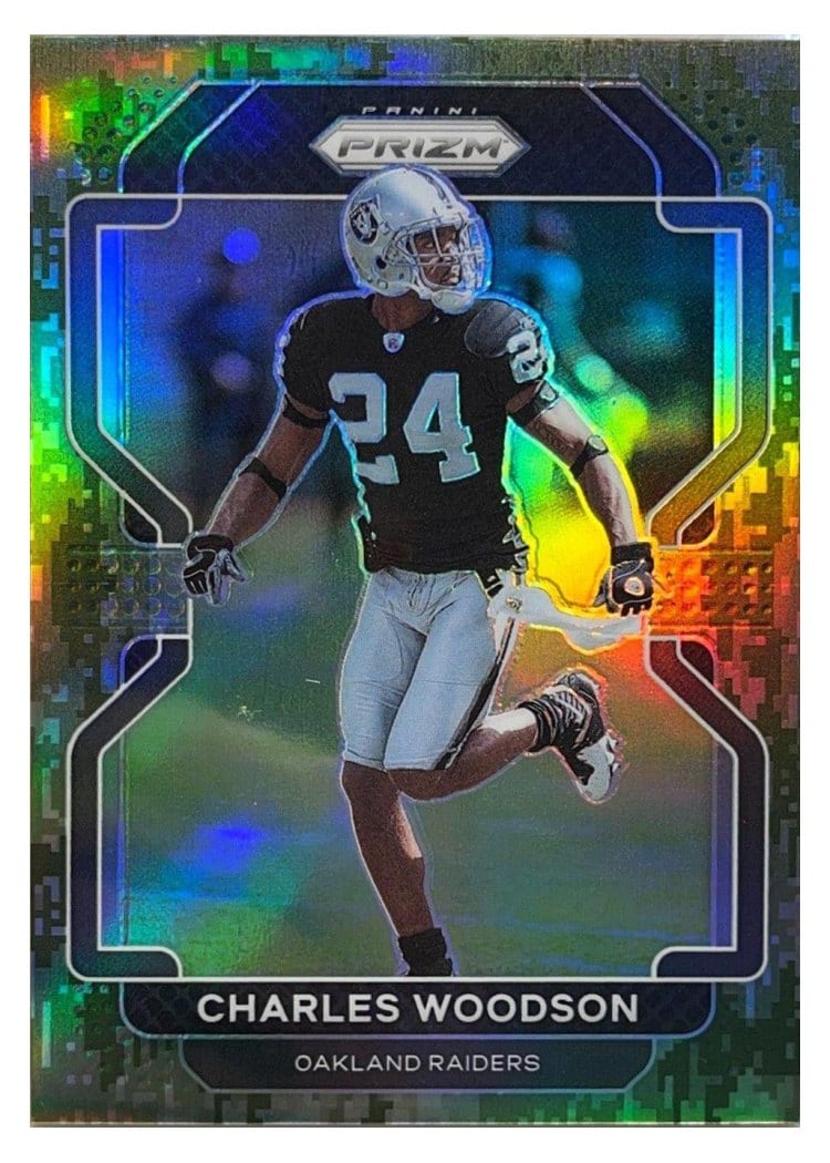 2021 Panini Prizm Base Set Charles Woodson #186 card