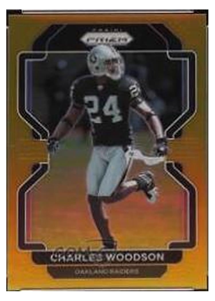 2021 Panini Prizm Base Set Charles Woodson #186 card