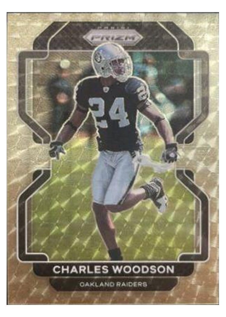 2021 Panini Prizm Base Set Charles Woodson #186 card