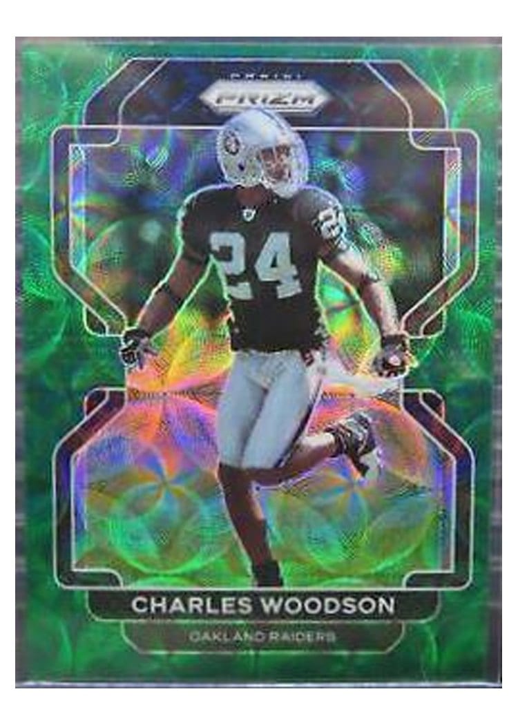 2021 Panini Prizm Base Set Charles Woodson #186 card