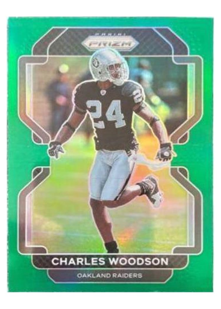 2021 Panini Prizm Base Set Charles Woodson #186 card