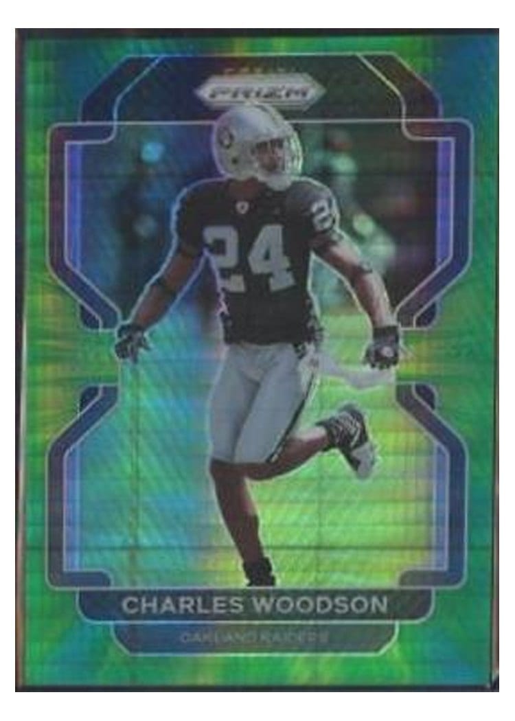2021 Panini Prizm Base Set Charles Woodson #186 card