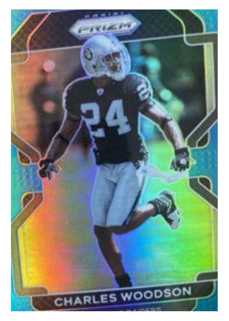 2021 Panini Prizm Base Set Charles Woodson #186 card