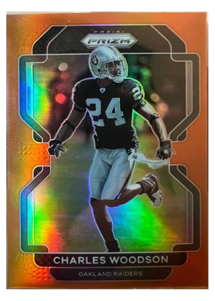 2021 Panini Prizm Base Set Charles Woodson #186 card