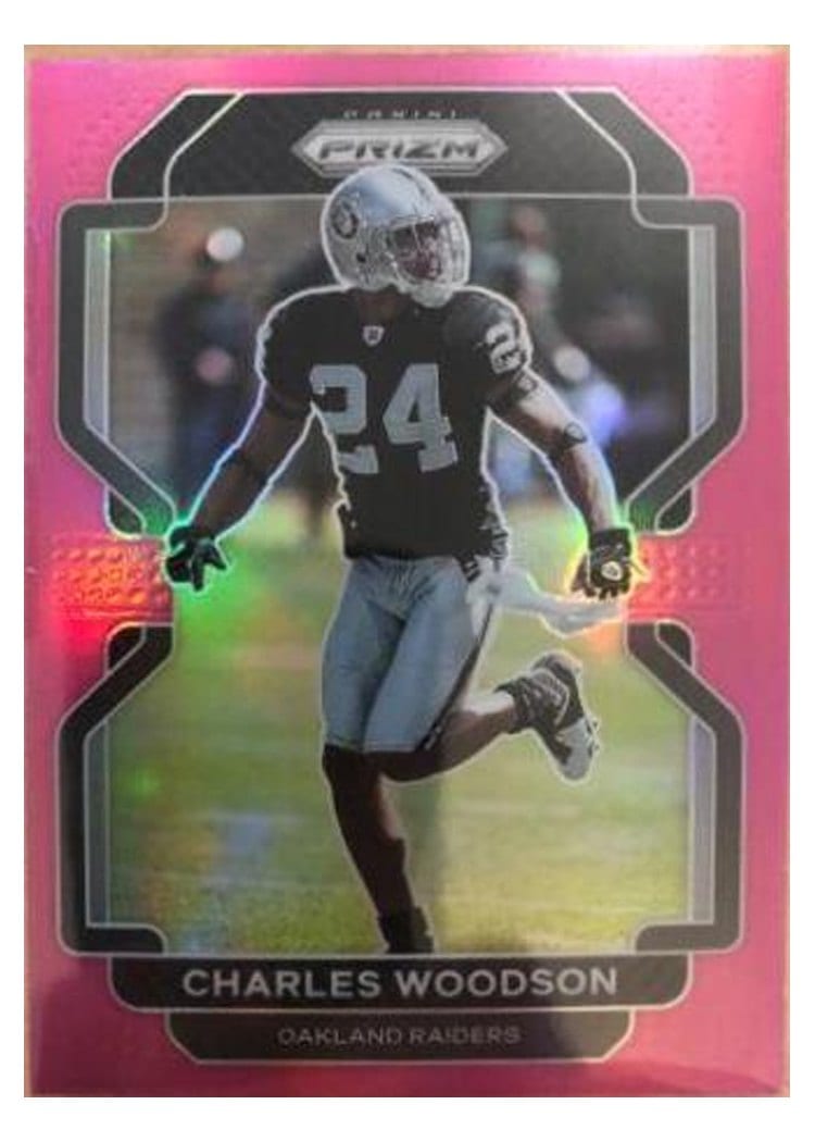 2021 Panini Prizm Base Set Charles Woodson #186 card