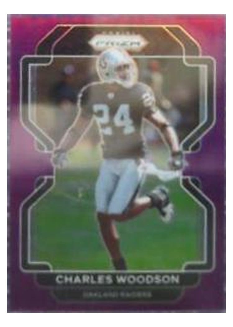 2021 Panini Prizm Base Set Charles Woodson #186 card