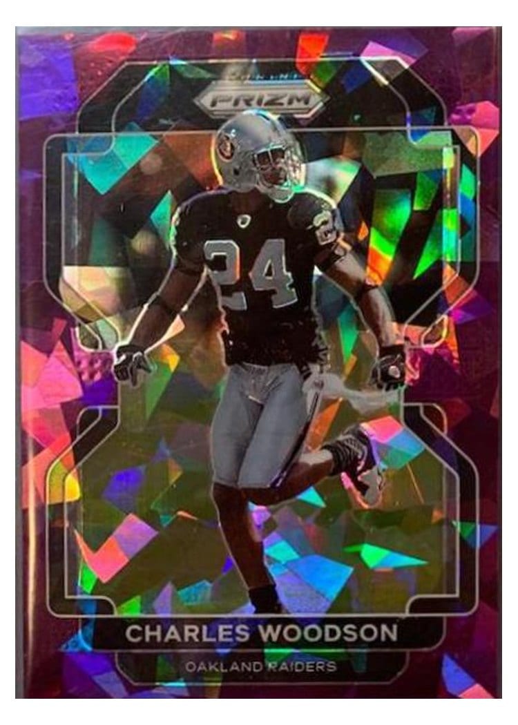 2021 Panini Prizm Base Set Charles Woodson #186 card