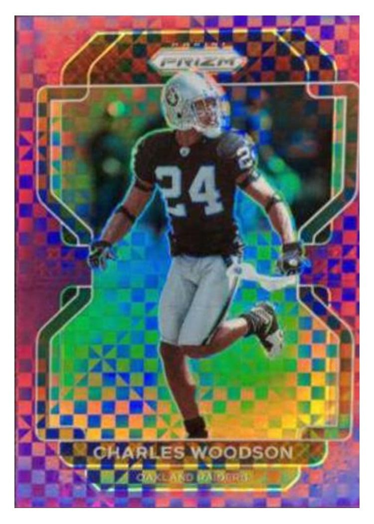 2021 Panini Prizm Base Set Charles Woodson #186 card