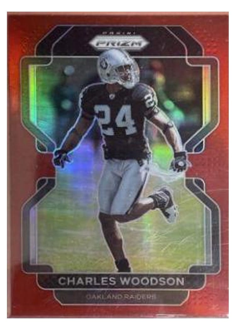 2021 Panini Prizm Base Set Charles Woodson #186 card
