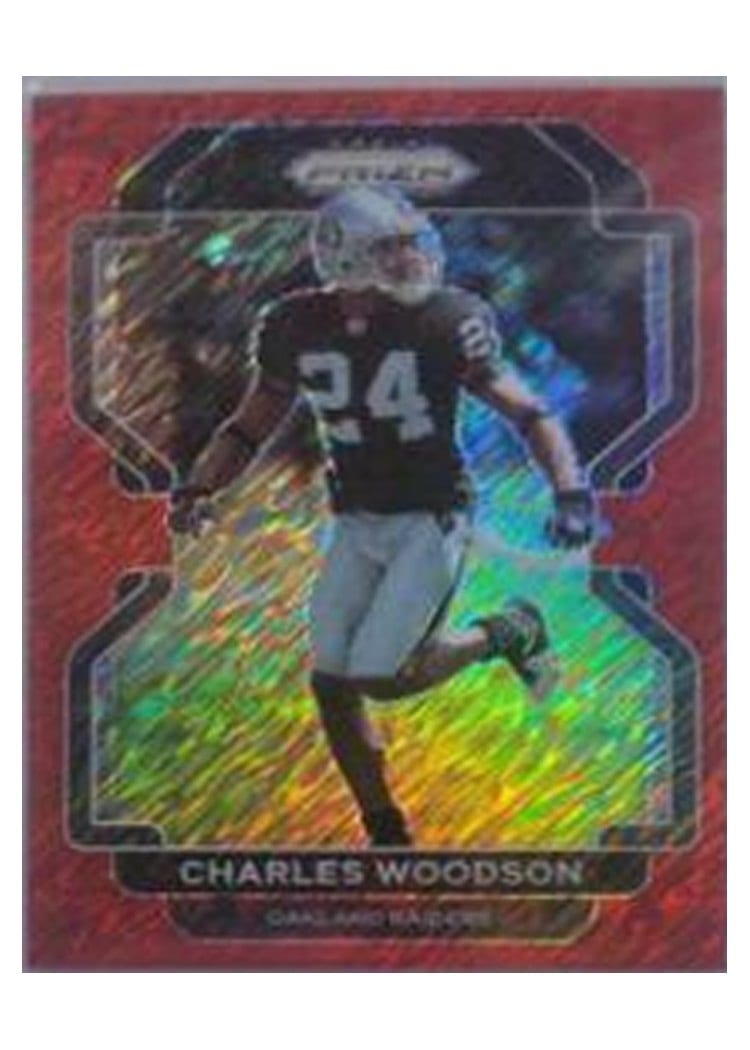 2021 Panini Prizm Base Set Charles Woodson #186 card