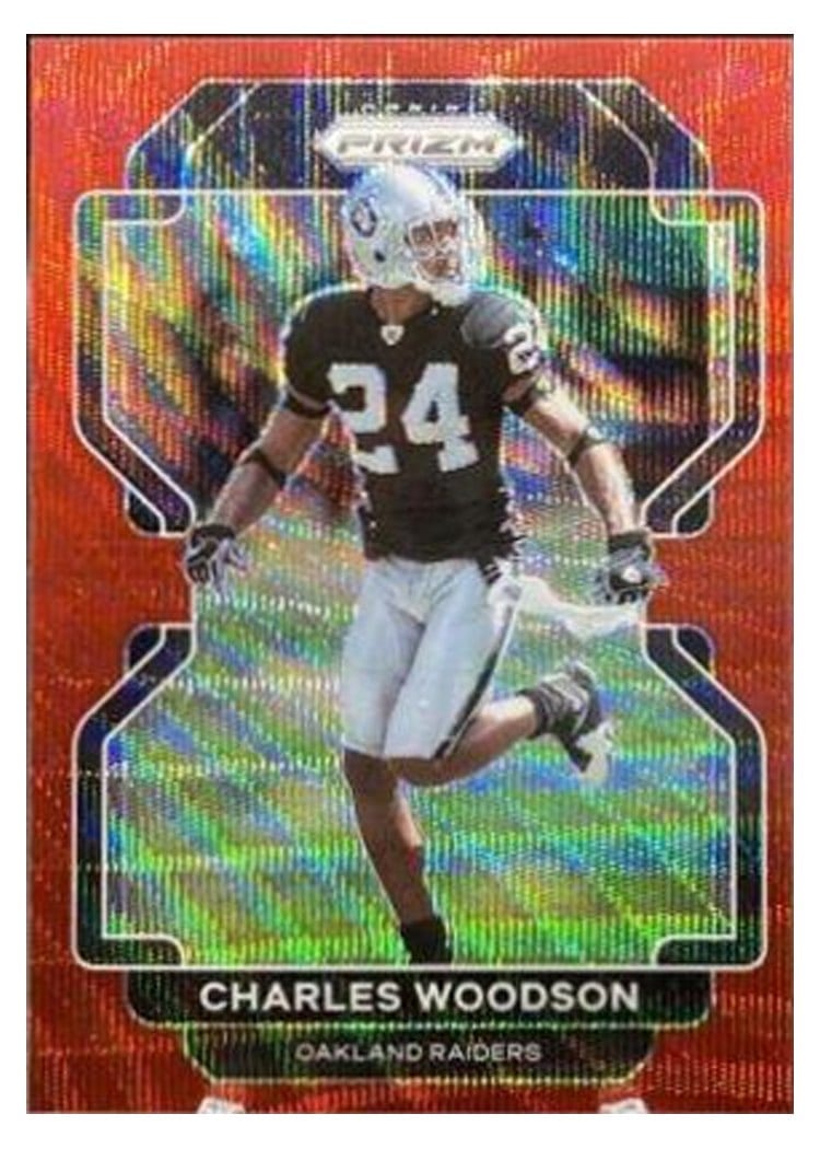 2021 Panini Prizm Base Set Charles Woodson #186 card