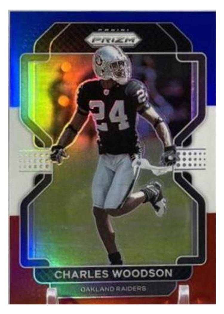 2021 Panini Prizm Base Set Charles Woodson #186 card