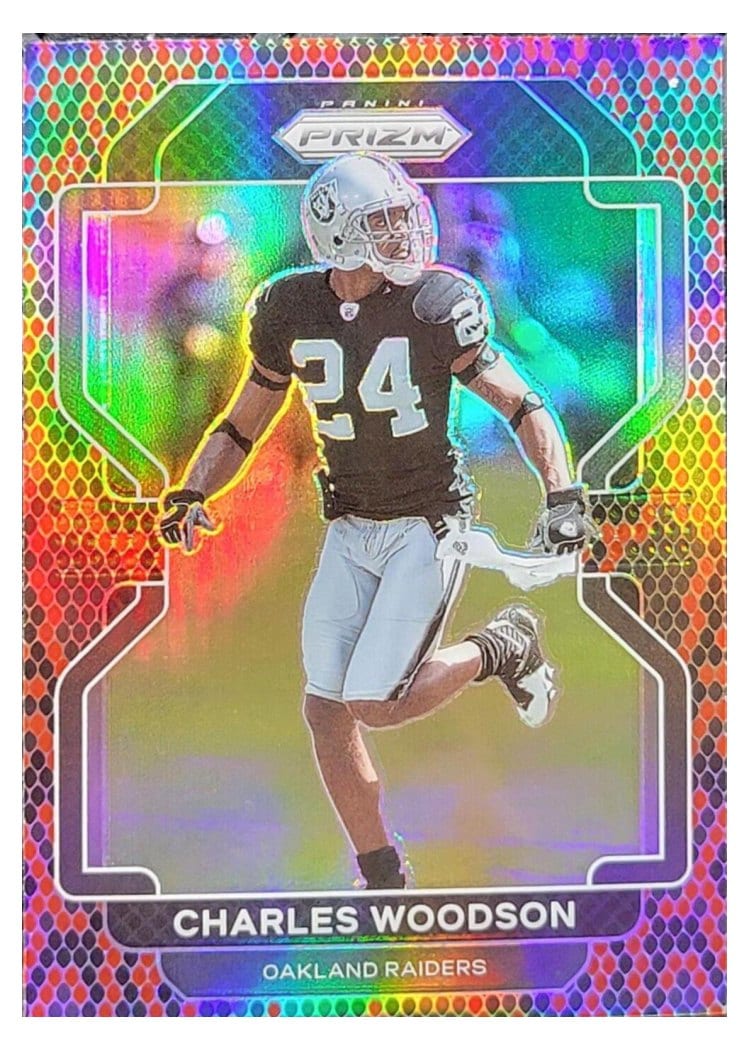 2021 Panini Prizm Base Set Charles Woodson #186 card