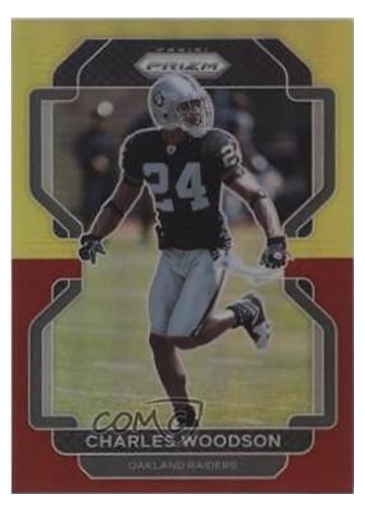 2021 Panini Prizm Base Set Charles Woodson #186 card