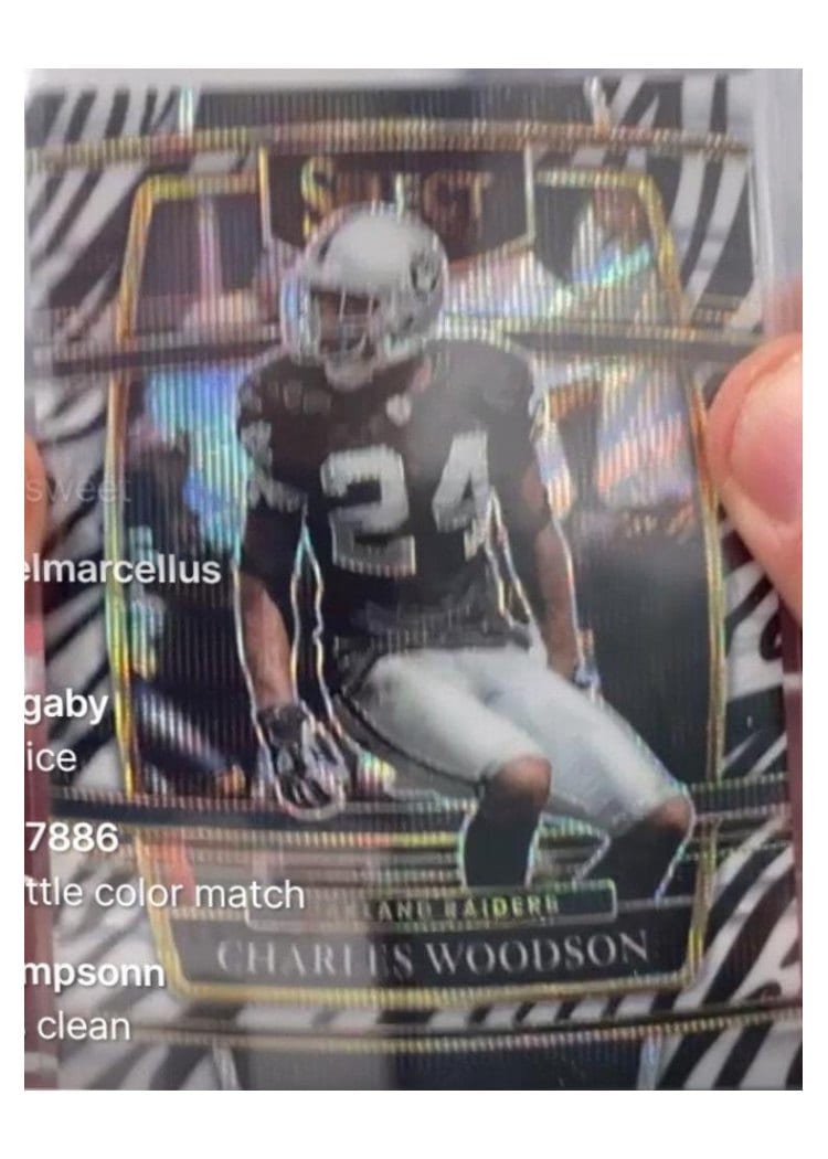 2021 Panini Select Base Set Charles Woodson #40 card