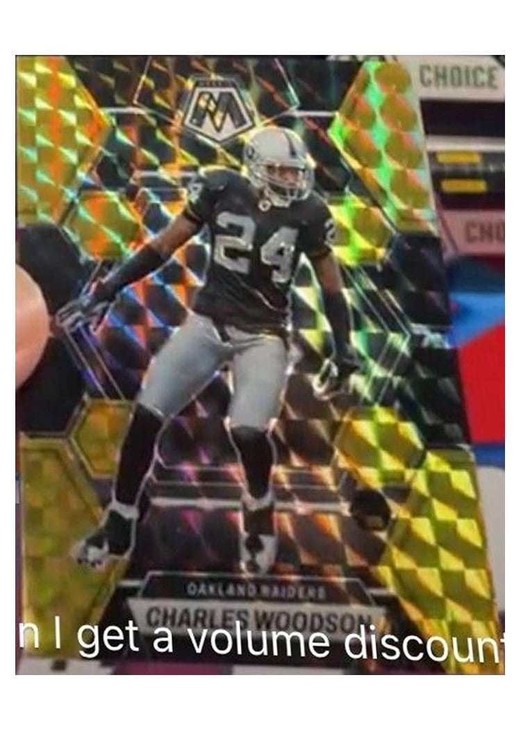 2023 Panini Mosaic Base Set Charles Woodson #126 card