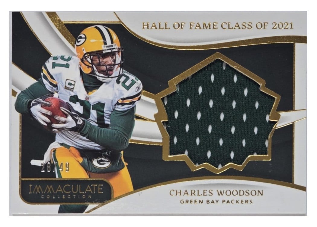 2024 Panini Immaculate Collection Immaculate HOF Jerseys Charles Woodson #30 card