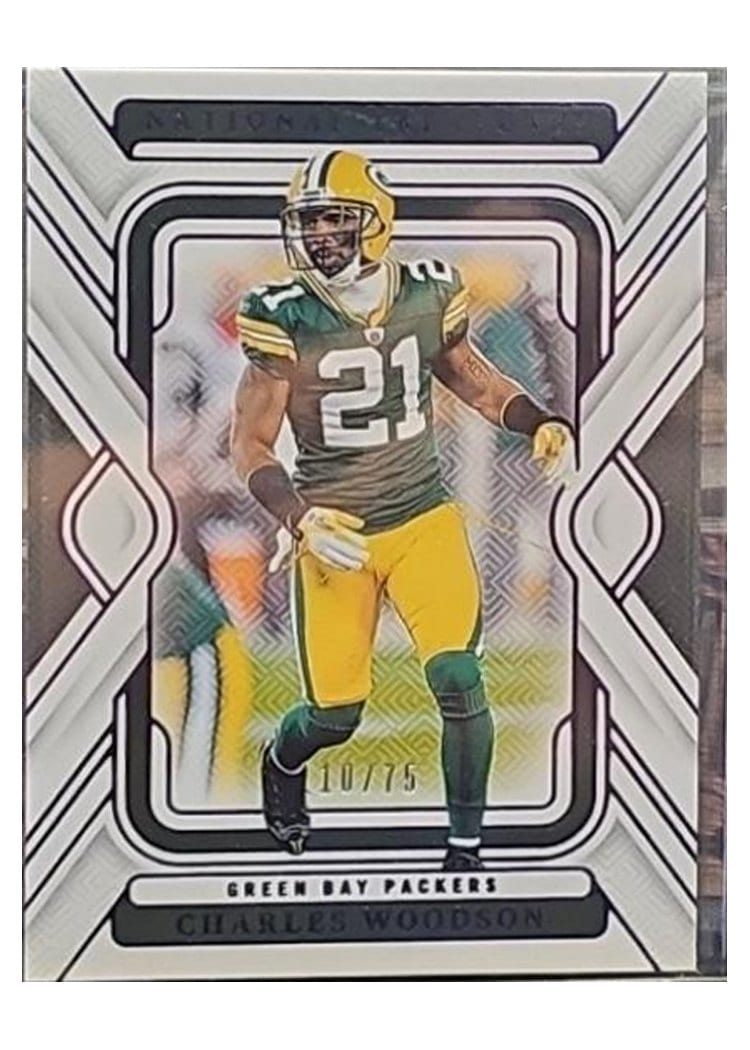 2024 Panini National Treasures Base Set Charles Woodson Purple #38 card