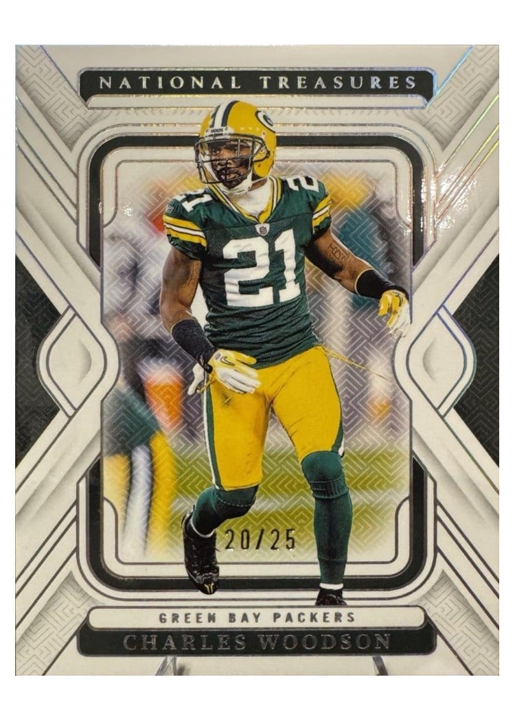 2024 Panini National Treasures Base Set Charles Woodson #38 card
