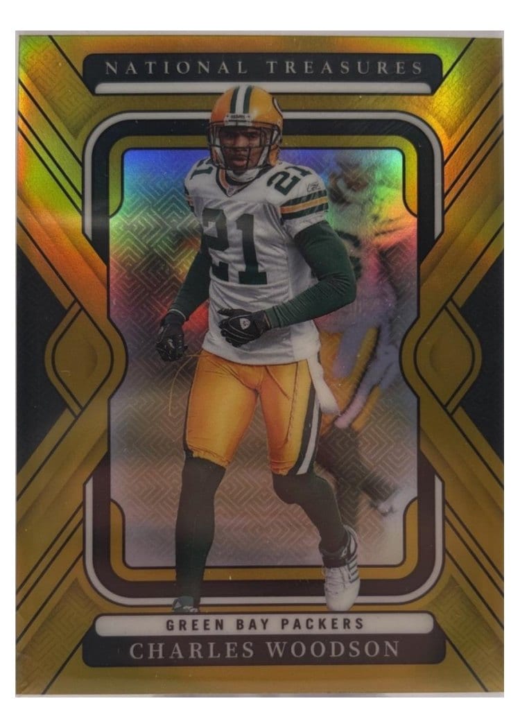 2024 Panini National Treasures Base Set Charles Woodson Premium Gold #38 card