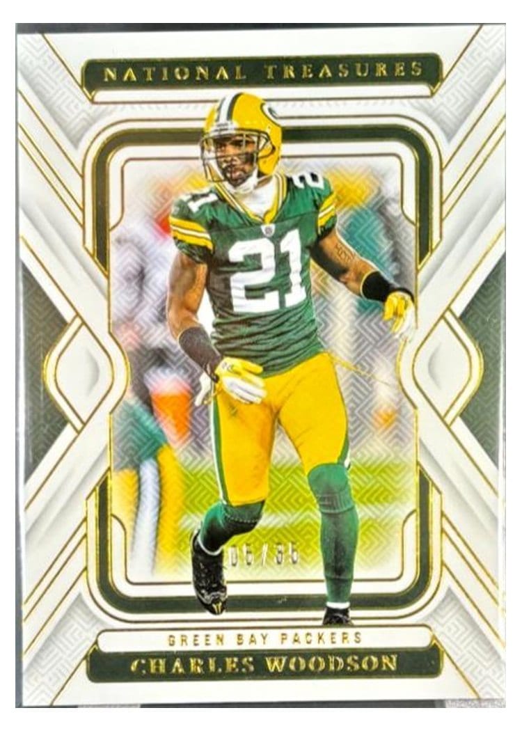 2024 Panini National Treasures Base Set Charles Woodson #38 card