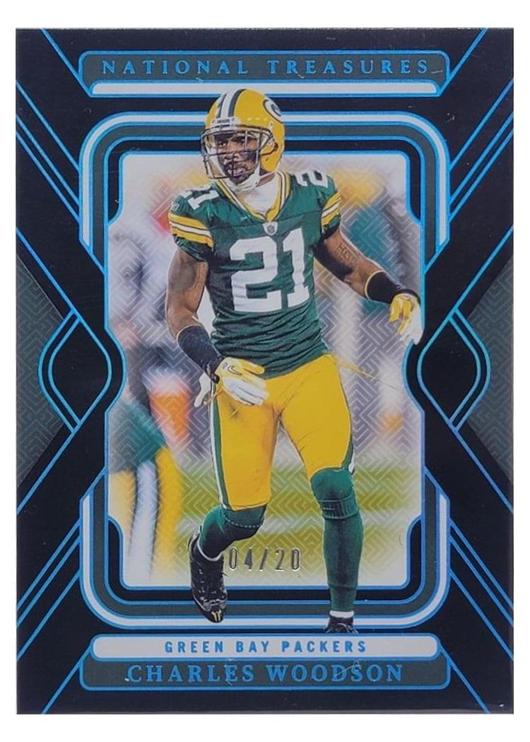 2024 Panini National Treasures Base Set Charles Woodson #38 card