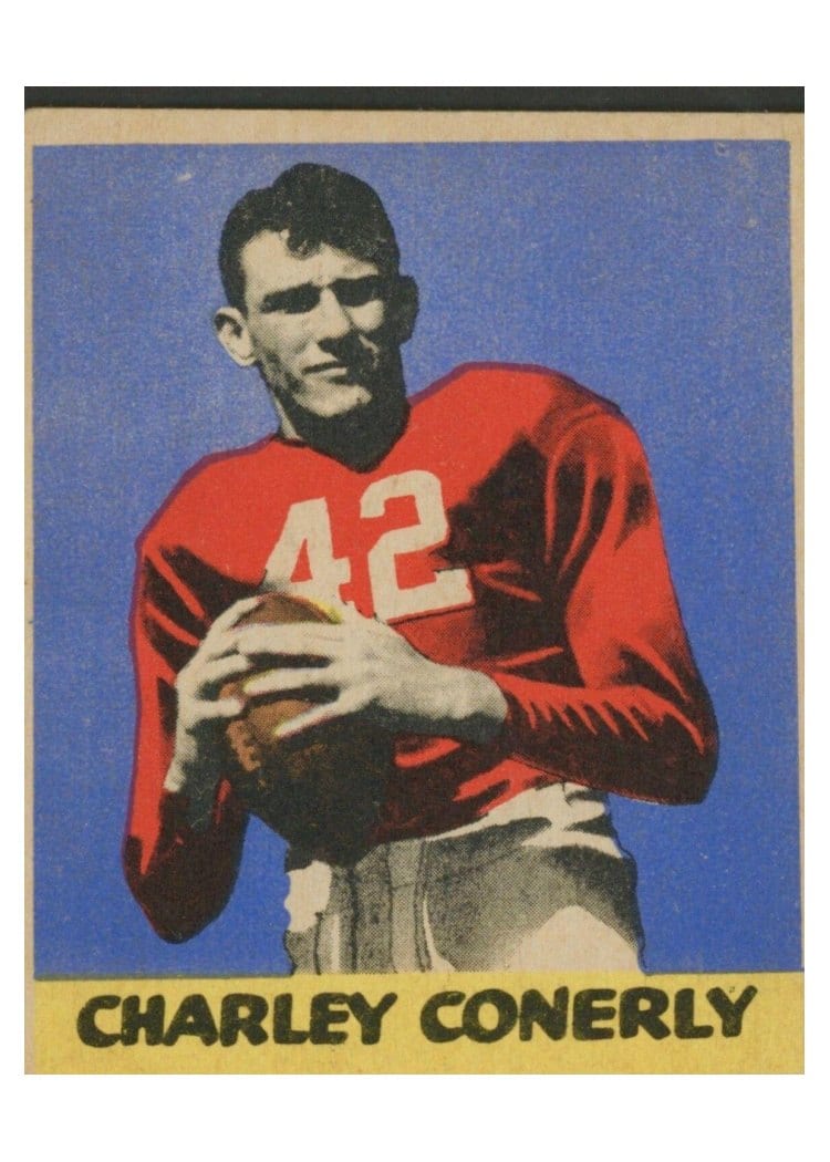 1949 Leaf Charley Conerly #49 card