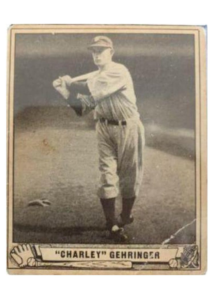 1940 Play Ball Charley Gehringer #41 card