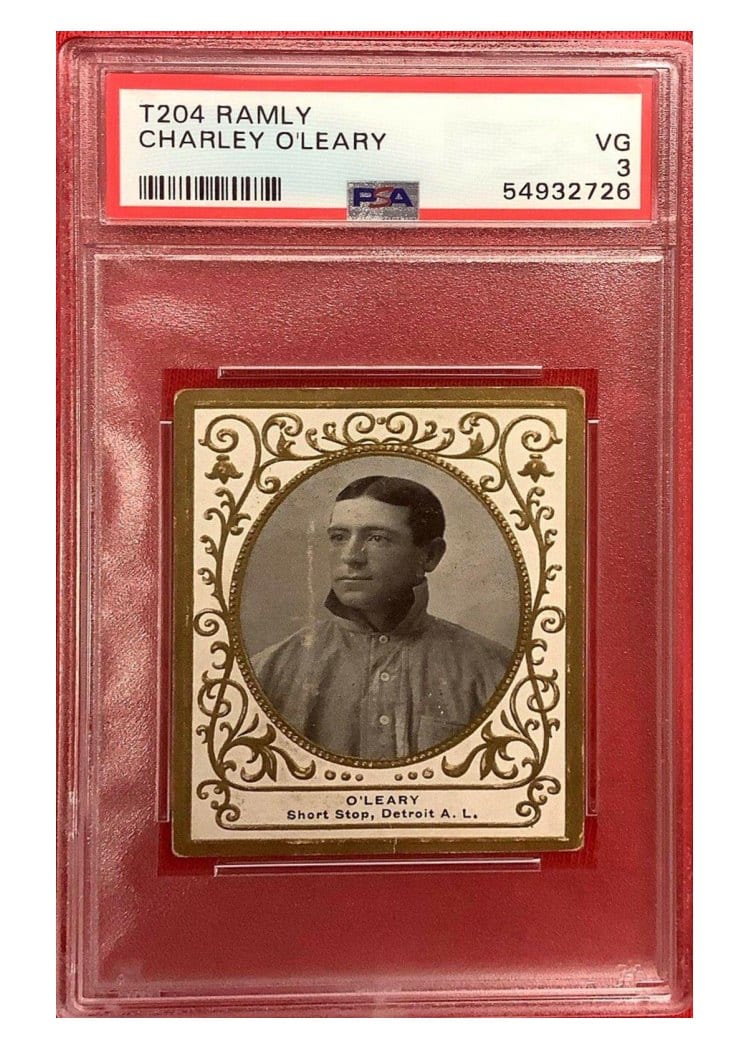 1909 T204 Ramly Charley O'Leary card