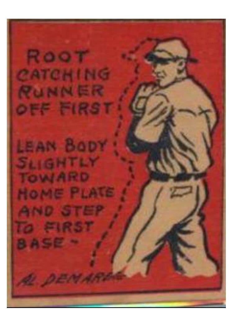 1935 Schutter Johnson Charley Root #44 card