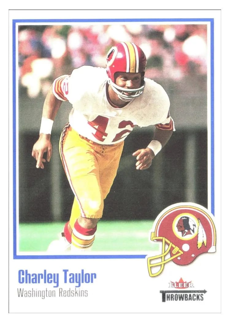 2002 Fleer Throwbacks Charley Taylor #31 card