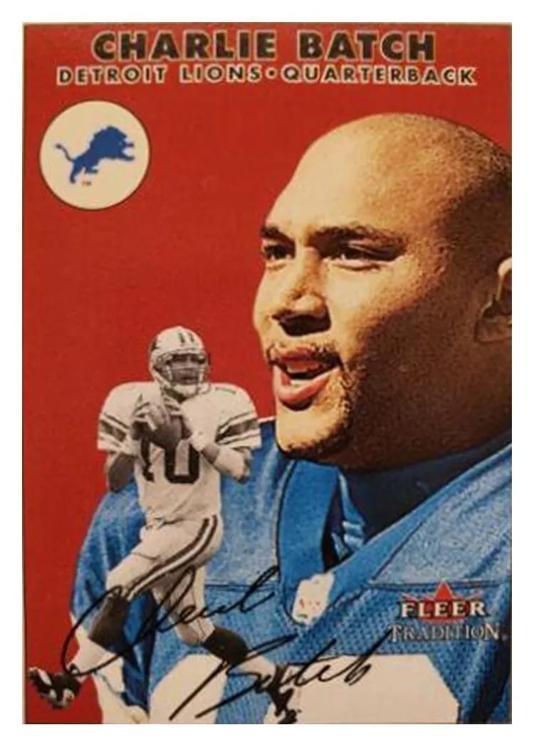 2000 Fleer Tradition Charlie Batch #12 card