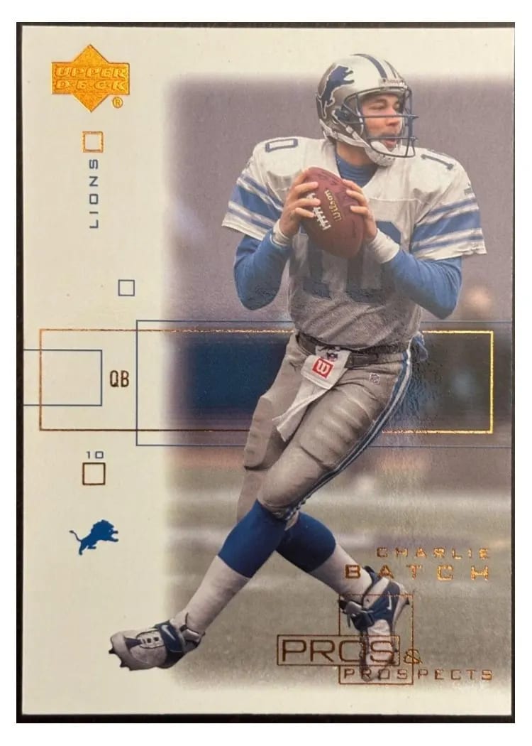 2001 Upper Deck Pros & Prospects Charlie Batch #29 card