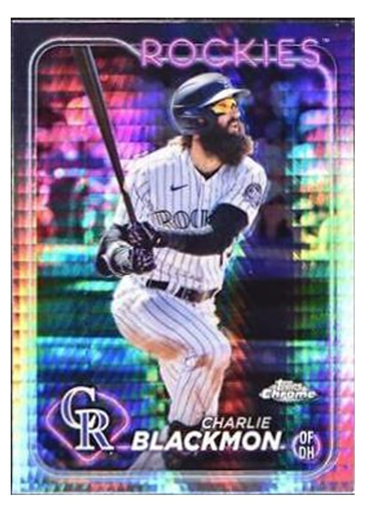 2024 Topps Chrome Base Set Charlie Blackmon #157 card