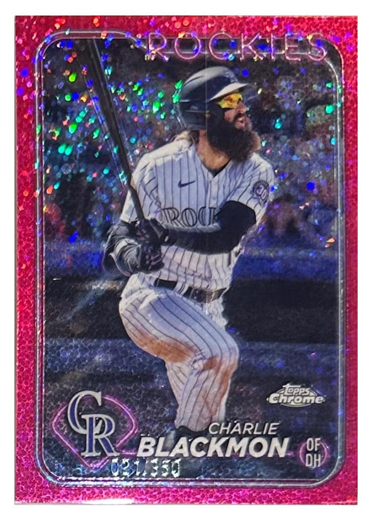 2024 Topps Chrome Base Set Charlie Blackmon #157 card