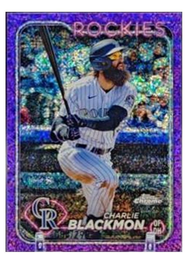 2024 Topps Chrome Base Set Charlie Blackmon #157 card