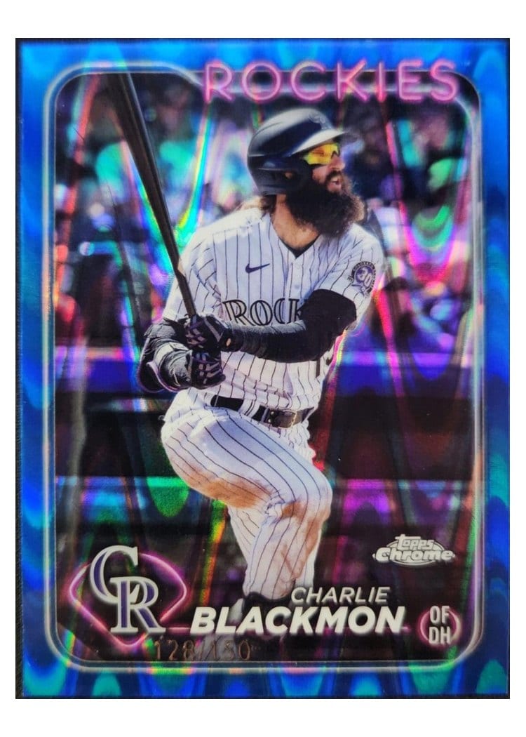 2024 Topps Chrome Base Set Charlie Blackmon #157 card