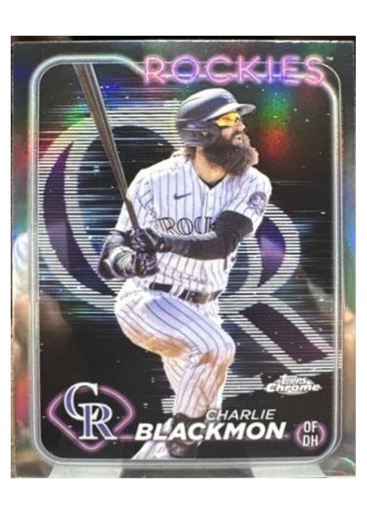 2024 Topps Chrome Base Set Charlie Blackmon #157 card