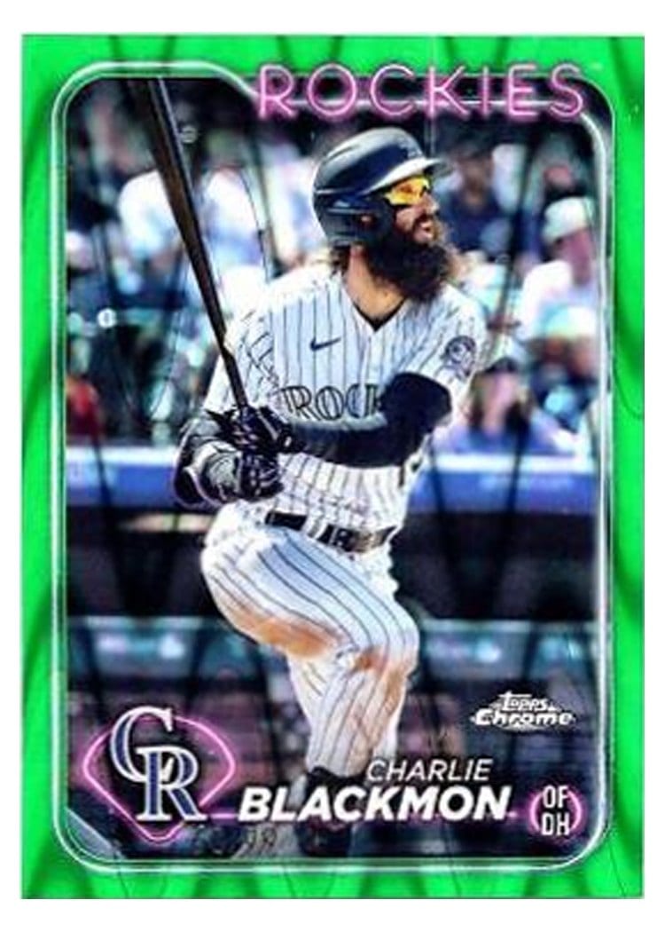 2024 Topps Chrome Base Set Charlie Blackmon #157 card