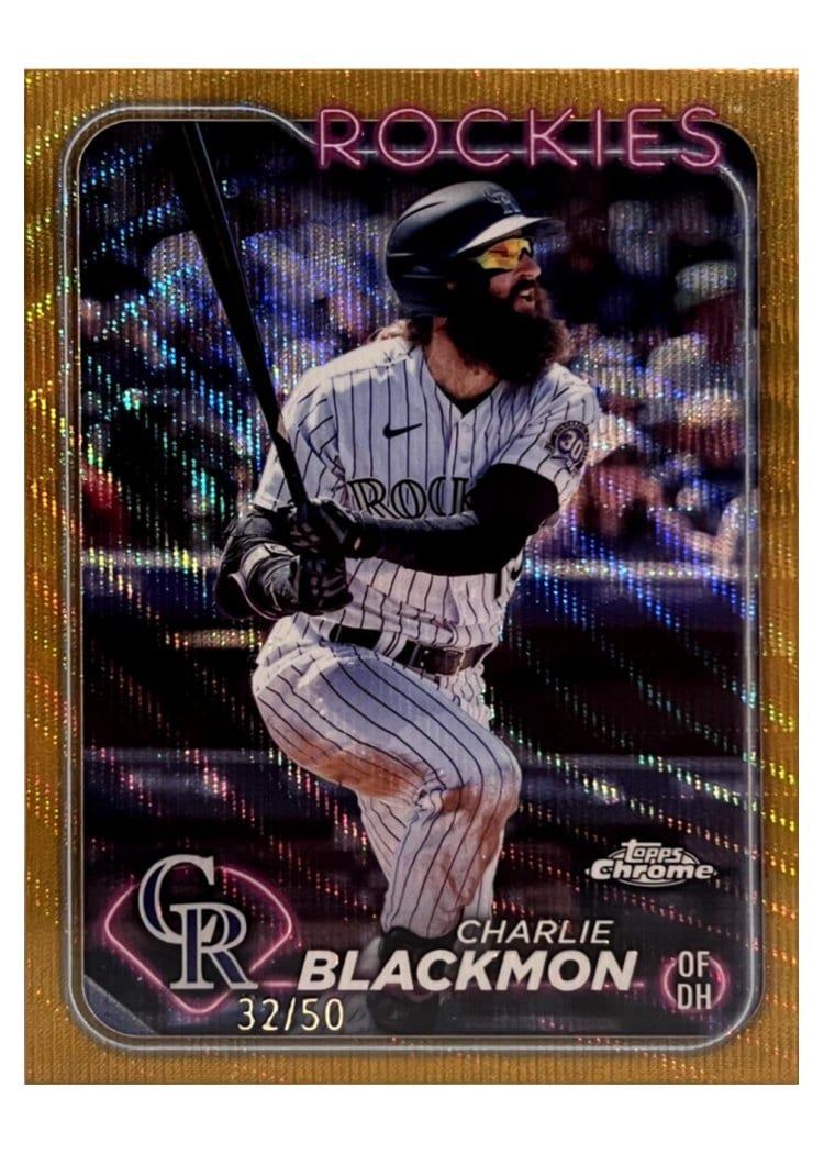 2024 Topps Chrome Base Set Charlie Blackmon #157 card