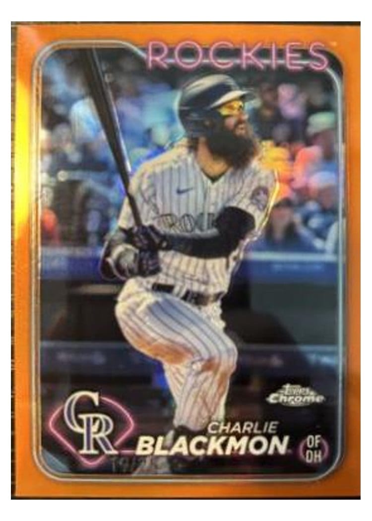 2024 Topps Chrome Base Set Charlie Blackmon #157 card