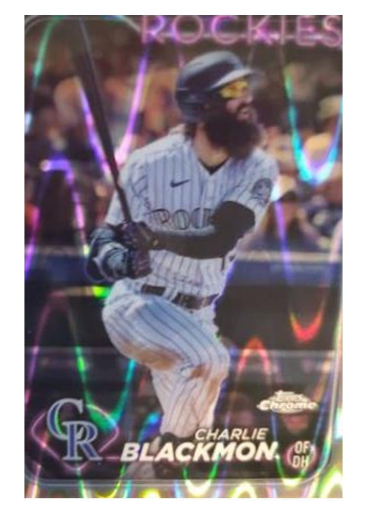 2024 Topps Chrome Base Set Charlie Blackmon #157 card
