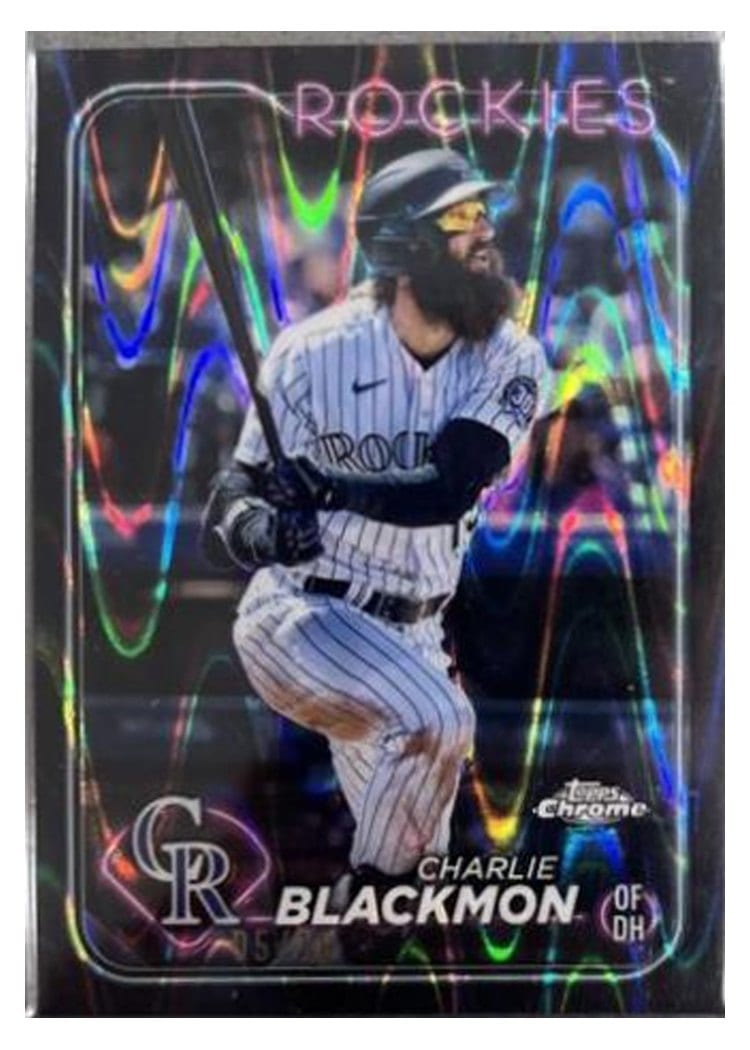 2024 Topps Chrome Base Set Charlie Blackmon #157 card