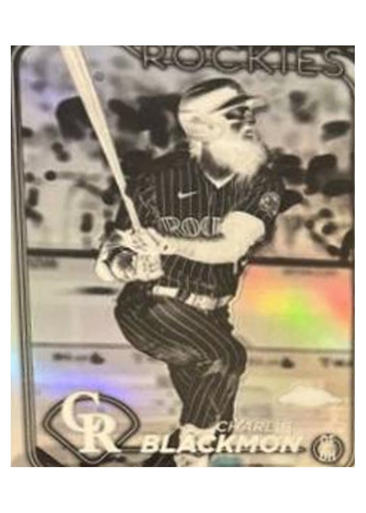 2024 Topps Chrome Base Set Charlie Blackmon #157 card