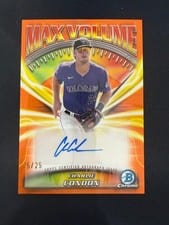 2025 Bowman Chrome Max Volume Autographs Charlie Condon #MVA-CC card