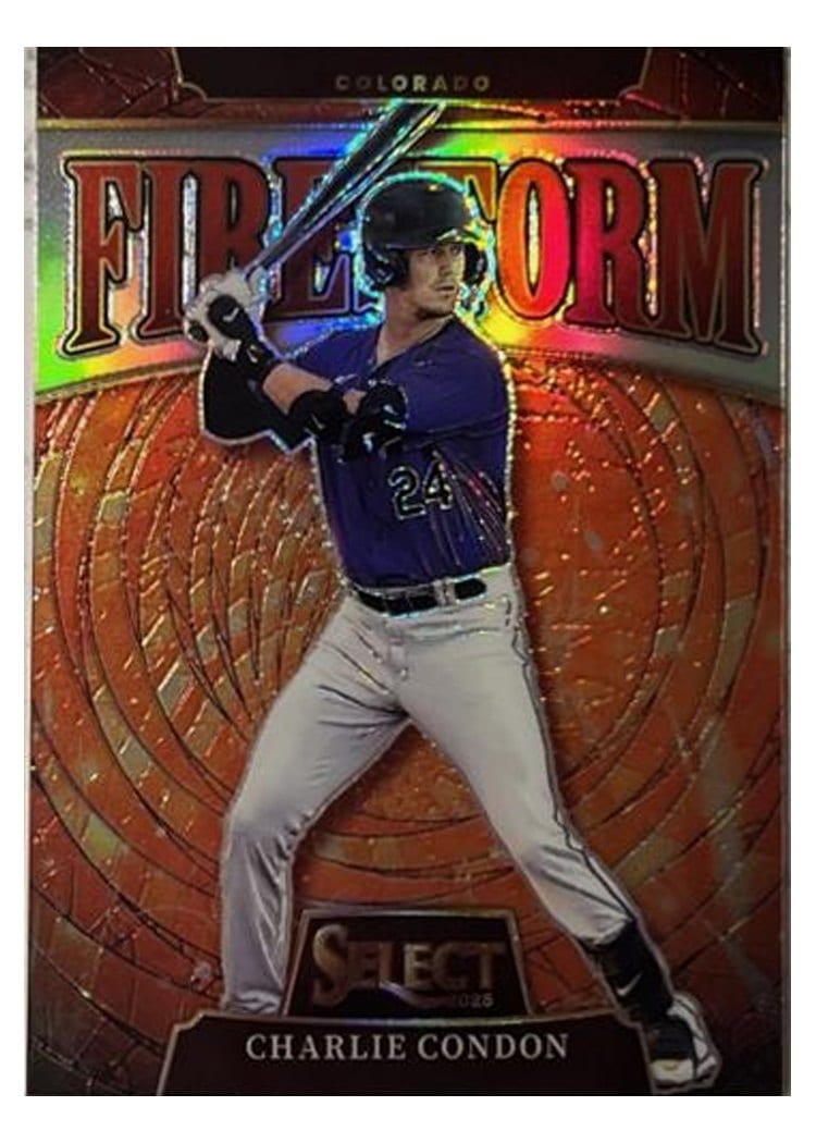 2025 Panini Select Firestorm Charlie Condon #8 card