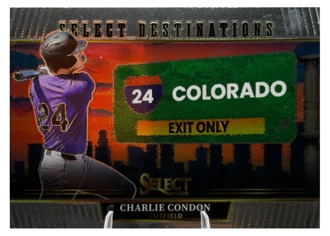 2025 Panini Select Select Destinations Charlie Condon #23 card