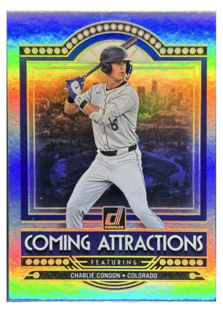 2026 Donruss Coming Attractions Charlie Condon #13 card